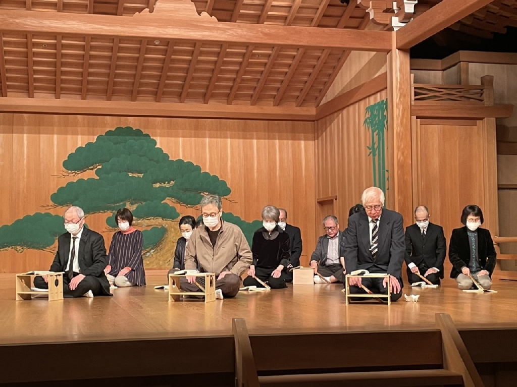 2021.11/3新潟観水会例会　迦謡会は橋弁慶で出演