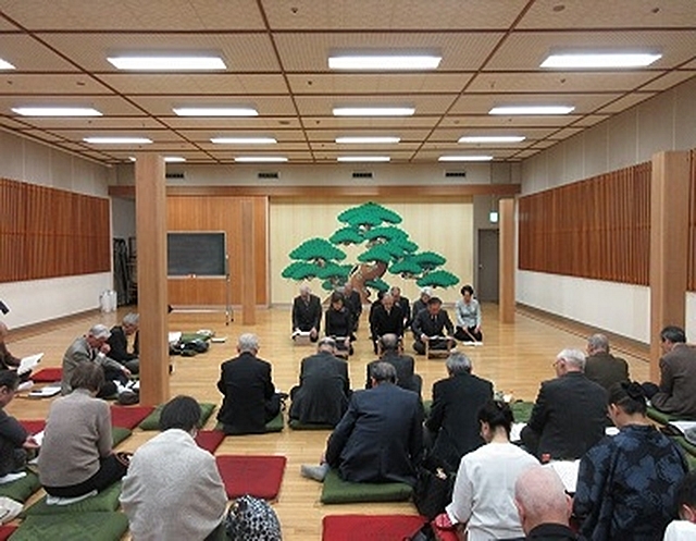 令和2年1月12日（日）新潟観水会正月例会<br>素謡　課題曲「鞍馬天狗」迦謡会（新潟市音楽文化会館）